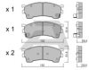 AISIN BPMZ-1003 Brake Pad Set, disc brake